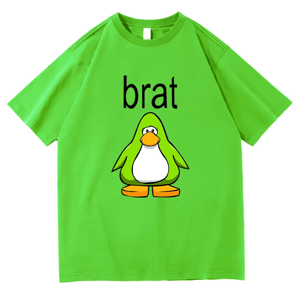 brat club penguin unisex t-shirt