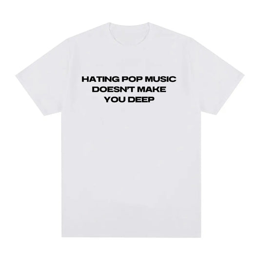 hating pop music unisex t-shirt